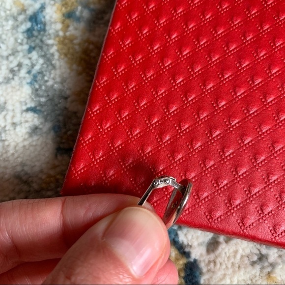 NIB Sterling Silver Pendant Chain + Matching Earrings - Picture 8 of 8